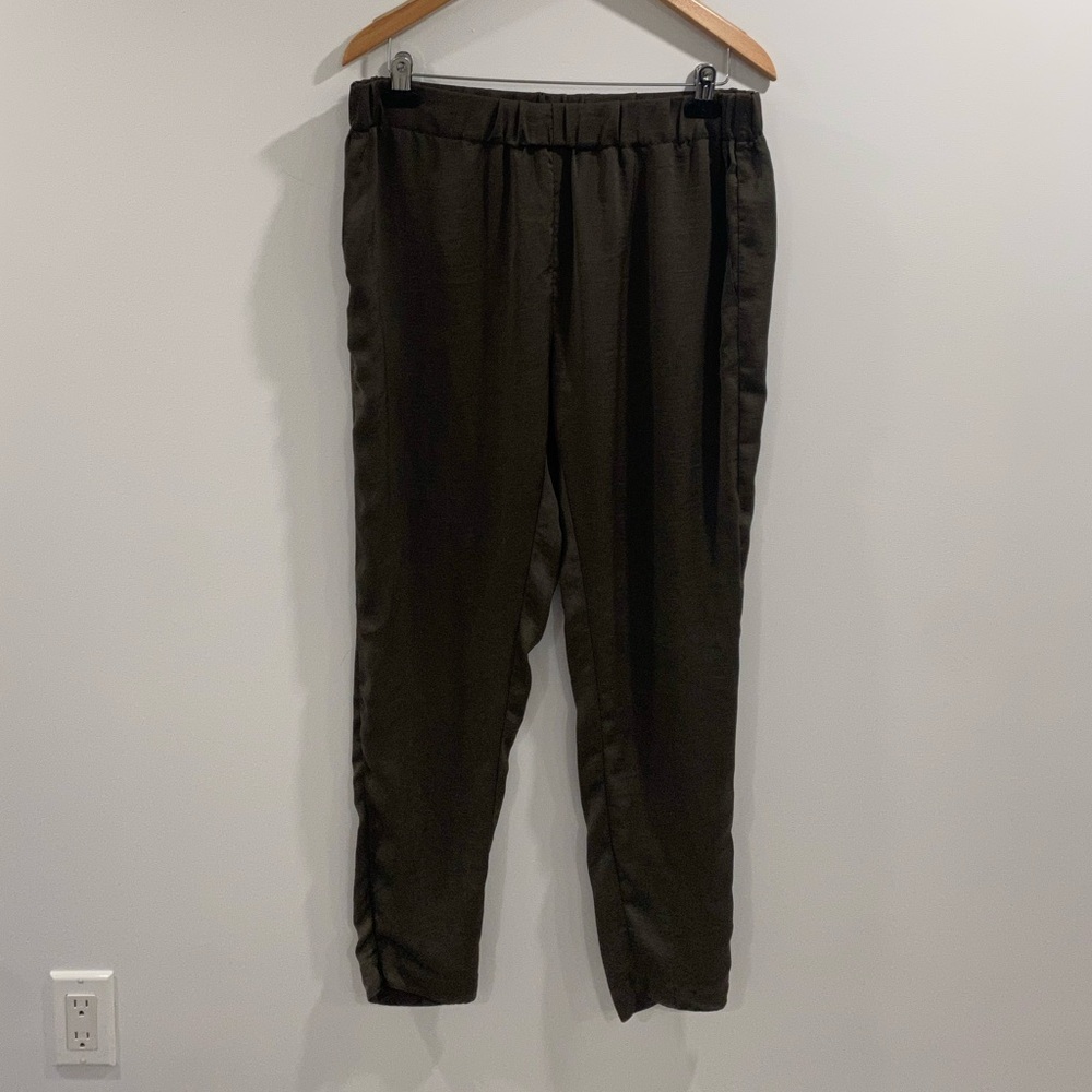 Enza Costa Olive Green Pants Size Large